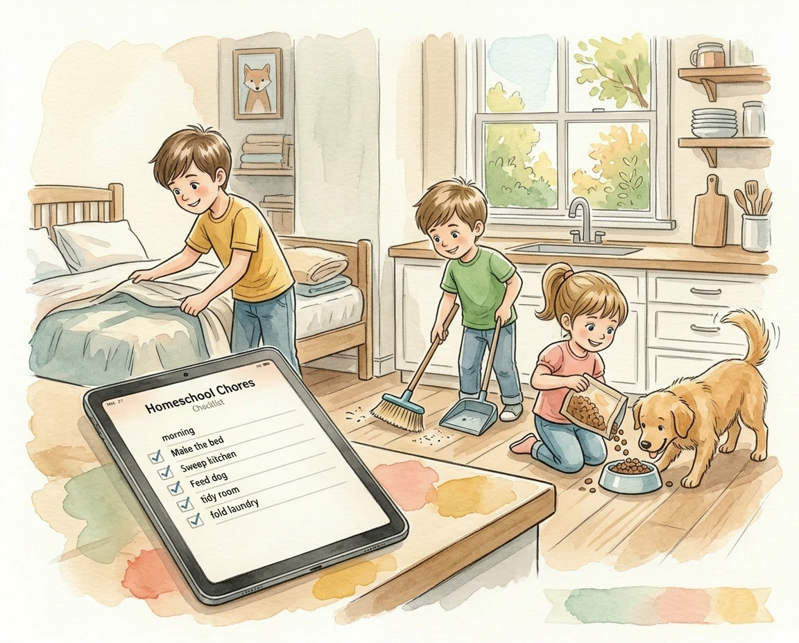 Chores, not just schoolwork